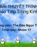 Tìm hiểu về Giao tiếp trong kinh doanh