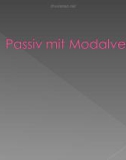 Passiv mit Modalverben