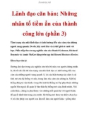 Lãnh đạo căn bản: Những nhân tố tiềm ẩn của thành công lớn (phần 3)