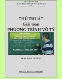 Thủ thuật giải toán phương trình vô tỷ - Đoàn Trí Dũng