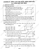 Giải bài tập Toán 8 - Chương 4 - Hình lăng trụ đứng, hình chóp đều