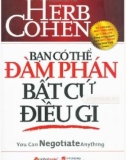 Ebook Bạn có thể đàm phán bất cứ điều gì - NXB Lao động và xã hội