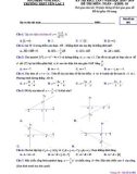 Đề KSCL Toán 10 năm 2018-2019 có đáp án - Trường THPT Yên Lạc