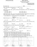 Đề thi KSCL môn Toán lớp 10 năm 2018-2019 lần 1 - THPT Lê Xoay - Mã đề 357