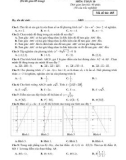 Đề thi KSCL môn Toán lớp 10 năm 2018-2019 lần 1 - THPT Lê Xoay - Mã đề 485