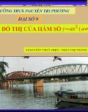 Đồ thị hàm số y=ax+b - chuyên đề Toán lớp 9 phần bài giảng