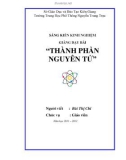 SKKN: Giảng dạy bài “ Thành phần nguyên tử”