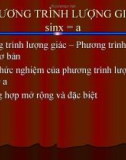 Bài giảng Đại số và Giải tích 11 - Bài 2: Phương trình lượng giác cơ bản