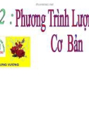 Bài giảng Đại số và Giải tích 11 - Bài 2: Phương trình lượng giác cơ bản (Hồ Văn Tân)