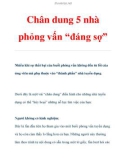 Chân dung 5 nhà phỏng vấn “đáng sợ”