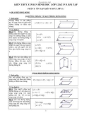 Kiến thức cơ bản hình học lớp 12