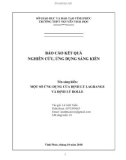 Sáng kiến kinh nghiệm THPT: Một số ứng dụng của định lý Lagrange và định lý Rolle