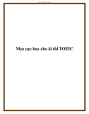 Mẹo cực hay cho kì thi TOEIC.