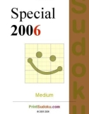 trò chơi ô số Sudoku special 2006 phần 3