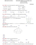 Đề thi thử THPTQG môn Toán năm 2019 - THPT Quảng Xương, Thanh Hóa