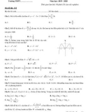 Đề thi thử THPTQG môn Toán năm học 2019-2020 (Mã đề 132)