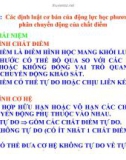 Bài giảng Chương 2: Các định luật cơ bản của động lực học phương trình vi phân chuyển động của chất điểm