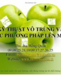 Bài giảng Công nghệ lên men: Chương 1 - ThS. Bùi Hồng Quân