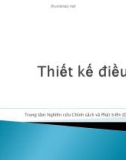 Bài giảng Thiết kế điều tra