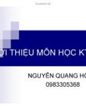 Bài giảng Kinh tế và quản lý môi trường: Chương mở đầu - Nguyễn Quang Hồng