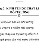 Bài giảng Kinh tế môi trường: Chương 2 - Nguyễn Thị Thanh Huyền