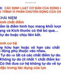 CƠ HỌC ỨNG DỤNG - PHẦN 2 ĐỘNG HỌC - CHƯƠNG 6