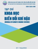 Tạp chí Khoa học Biến đổi khí hậu: Số 7/2018