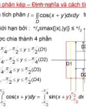 Bài giảng Giải tích 2: Chương 2.1 - Nguyễn Thị Xuân Anh