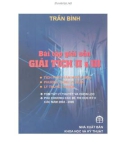 Bài tập Tích phân hàm nhiều biến, phương trình vi phân, lý thuyết chuỗi - Giải tích II và III: Phần 1