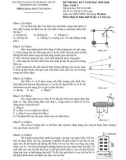 Đề thi học kỳ I năm học 2019-2020 môn Vật lý 2 (Đề số 1) - ĐH Sư phạm Kỹ thuật