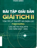 Hướng dẫn giải bài tập Giải tích II