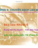 SLIDE - CHUYỂN DỊCH LAO ĐỘNG - HOÀNG THỊ THU HUYỀN