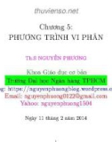 Bài giảng Toán cao cấp: Chương 5 - ThS. Nguyễn Phương