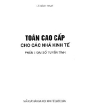 Giáo trình Toán cao cấp cho các nhà kinh tế: Phần 1 - Lê Đình Thúy