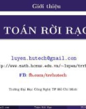 Bài giảng Toán rời rạc: Chương 1 - Cơ sở logic (ĐH Công nghệ Hồ Chí Minh)