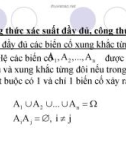 Giáo án xác xuất thống kê - Chương 1. Xác suất của biến cố ngẫu nhiên 2