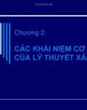 Chương 2: CÁC KHÁI NIỆM CƠ BẢN CỦA LÝ THUYẾT XÁC SUẤT