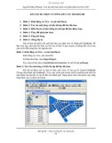 CÁC BÀI TẬP THỰC HÀNH VỚI PHẦN MỀM ARCVIEW GIS - BÀI TẬP 4B