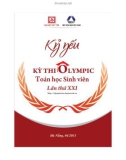 Kỷ yếu Olympic Toán học sinh viên lần thứ 21