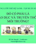 Giaó dục môi trường