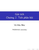 Bài giảng Giải tích - Chương 2: Tích phân bội