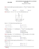 Đề thi minh họa kỳ thi THPT Quốc gia năm 2017 môn Toán - Đề số 006