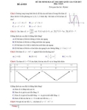 Đề thi minh họa kỳ thi THPT Quốc gia năm 2017 môn Toán - Đề số 010