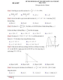 Đề thi minh họa kỳ thi THPT Quốc gia năm 2017 môn Toán - Đề số 007