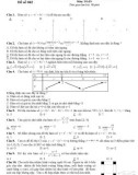 Đề thi minh họa kỳ thi THPT Quốc gia năm 2017 môn Toán - Đề số 042