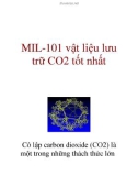 MIL-101 vật liệu lưu trữ CO2 tốt nhất