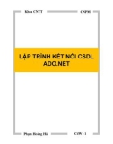 LẬP TRÌNH KẾT NỐI CSDL ADO.NET