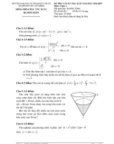 Đề thi cuối học kỳ II năm học 2018-2019 môn Toán 1 - ĐH Sư phạm Kỹ thuật TP.HCM