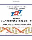 NHẬP MÔN CÔNG NGHỆ SINH HỌC - CHƯƠNG 1