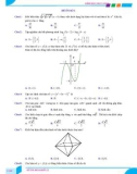 50 đề trắc nghiệm ôn thi cuối học kì 1 môn Toán 12 năm học 2021-2022